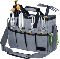 مبيعات Amzon الساخنة متعددة الجيوب أكسفورد القماش سعة كبيرة الحقيبة حقيبة أداة حديقة حقيبة أدوات حديقة أدوات حقيبة التخزين
