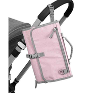 حقيبة ظهر حقيبة حفاضات كبيرة متعددة الوظائف للسفر حقيبة ظهر قابلة للطي للأم والطفل