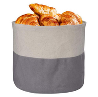 مخصص دائم قابلة لإعادة الاستخدام القطن جولة كيس الخبز حامل ايكو Reycled قماش سلة الخبز حقيبة التخزين للخبز