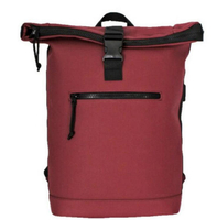 صنع المصنع بالجملة مصمم مخصص لفة أعلى daypack الحقائب المدرسية المعاد تدويرها حقيبة ظهر للسفر للرجال مقاوم للماء مع USB